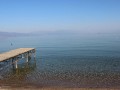 Před námi Ohrid a na horizontu Albánie.