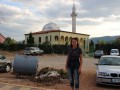 Mešita v Kukes. Stojí na pěkném místě.