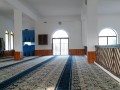 Vnitřek mešity, její ženská část. Za tuhle fotku shoříme v pekle.